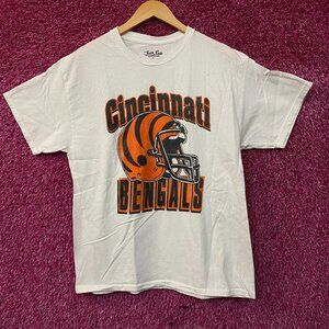 Junk Food Clothing NFL Cincinnati Bengals Helmet Logo T-Shirt Medium